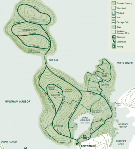 Worlds End Trail Map