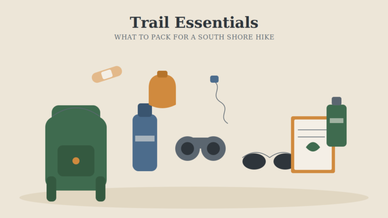 Trail Essentials: What to Pack for a South Shore Hike